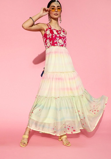 25 Trending Designs of Silk Dresses for Stunning Look