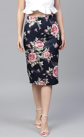 20 Trending Designs of Blue Skirts for Women in Fashion