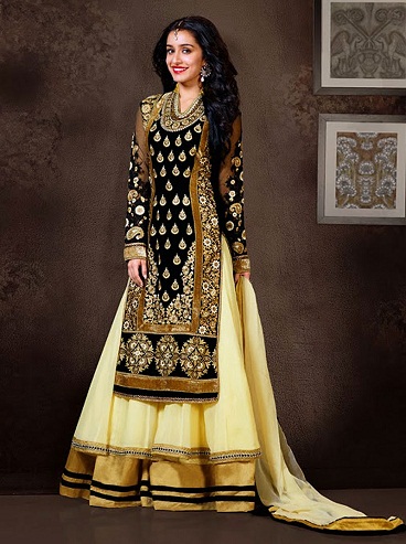 9 Beautiful Designs of Gold Salwar Suits for Womens