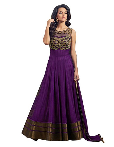 15 Stunning Models of Purple Dresses for Ladies in Fashion