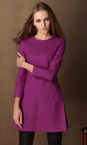 15 Stunning Models of Purple Dresses for Ladies in Fashion