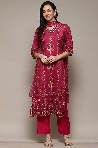 10 Elegant Designs of Unstitched Salwar Suits Catalogue
