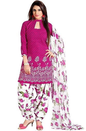 10 Elegant Designs of Unstitched Salwar Suits Catalogue