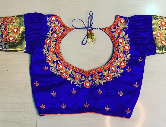 15 Beautiful Pot Neck Blouse Designs for Trendy Look