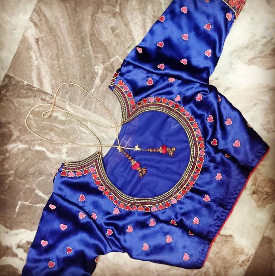 15 Beautiful Pot Neck Blouse Designs for Trendy Look