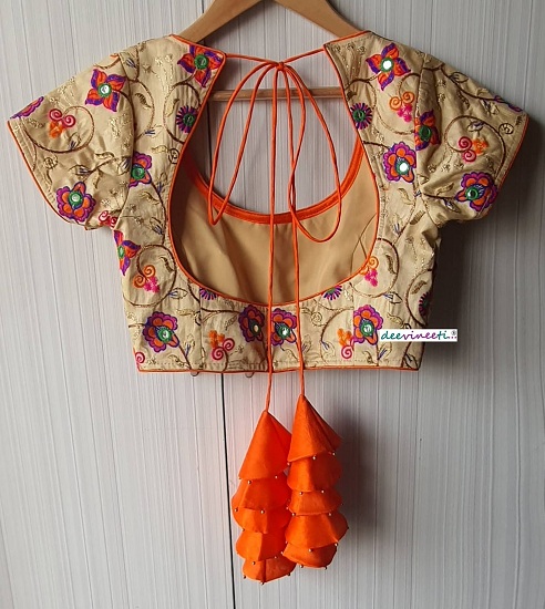 15 Beautiful Pot Neck Blouse Designs for Trendy Look