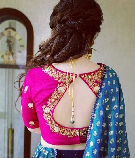 15 Beautiful Pot Neck Blouse Designs for Trendy Look