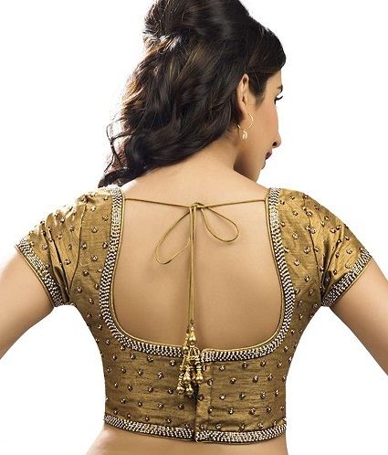 15 Beautiful Pot Neck Blouse Designs for Trendy Look