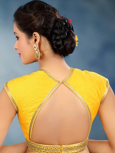 15 Beautiful Pot Neck Blouse Designs for Trendy Look