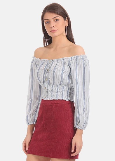 25 Stylish Off Shoulder Tops Collection for Trending Look