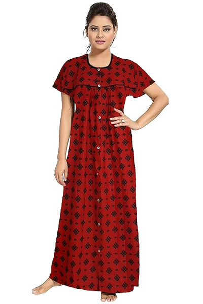 25 Different Types of Nighty Designs for Women - Latest Collection