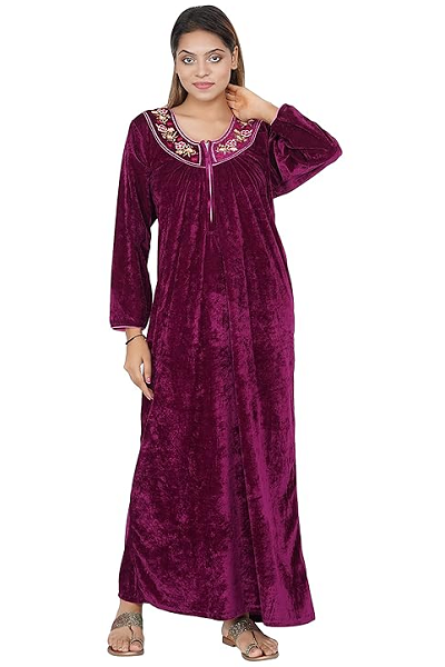 25 Different Types of Nighty Designs for Women - Latest Collection