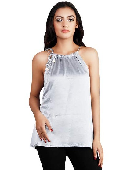 20 Fashionable Satin Top Designs for Ladies in Trend