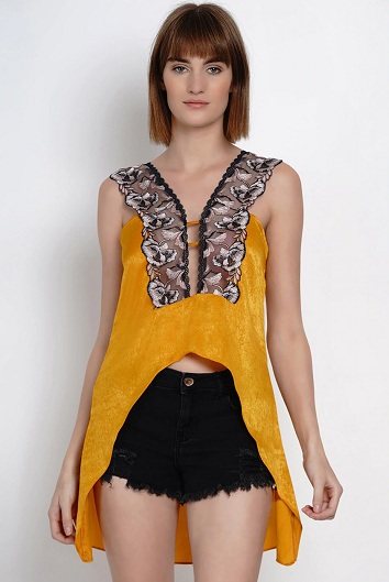 20 Fashionable Satin Top Designs for Ladies in Trend