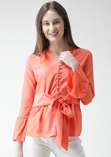 20 Fashionable Satin Top Designs for Ladies in Trend
