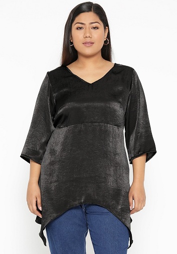 20 Fashionable Satin Top Designs for Ladies in Trend