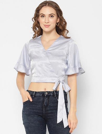 20 Fashionable Satin Top Designs for Ladies in Trend