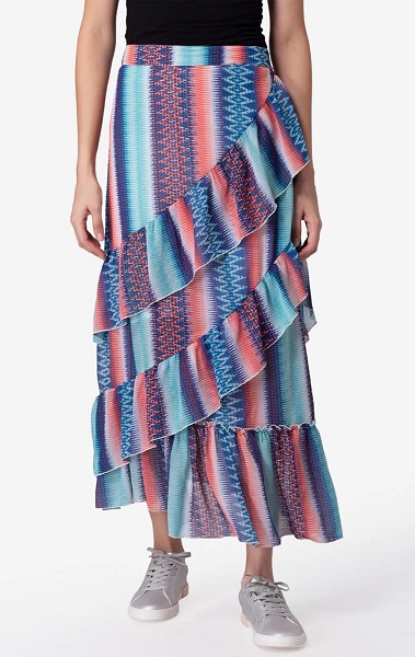 20 Trendy Designs of Ruffle Skirts for Women with Beautiful Look
