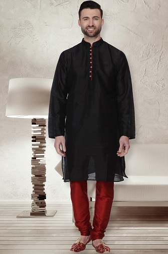 25 New Collection of Black Kurta Pajama Designs for Stylish Look