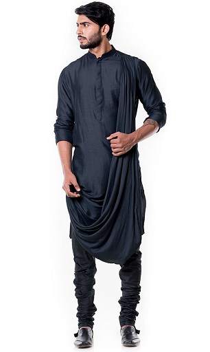 25 New Collection of Black Kurta Pajama Designs for Stylish Look