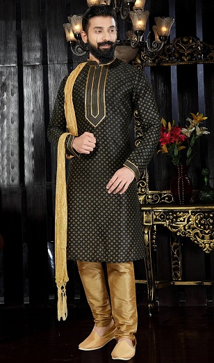 25 New Collection of Black Kurta Pajama Designs for Stylish Look