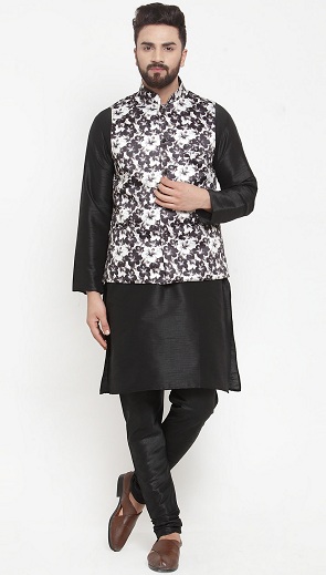 25 New Collection of Black Kurta Pajama Designs for Stylish Look