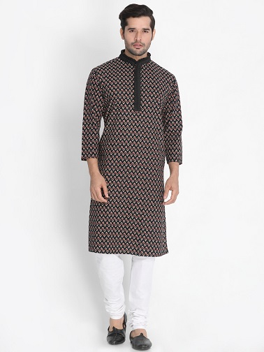 25 New Collection of Black Kurta Pajama Designs for Stylish Look