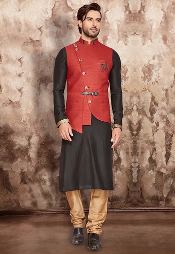 25 New Collection of Black Kurta Pajama Designs for Stylish Look