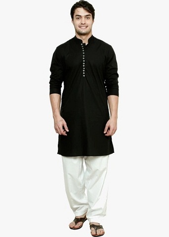 25 New Collection of Black Kurta Pajama Designs for Stylish Look