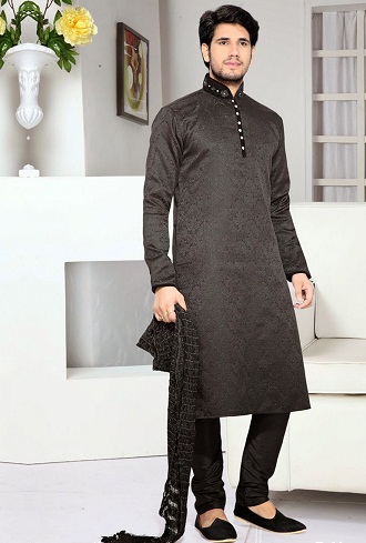 25 New Collection of Black Kurta Pajama Designs for Stylish Look