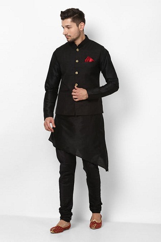 25 New Collection of Black Kurta Pajama Designs for Stylish Look