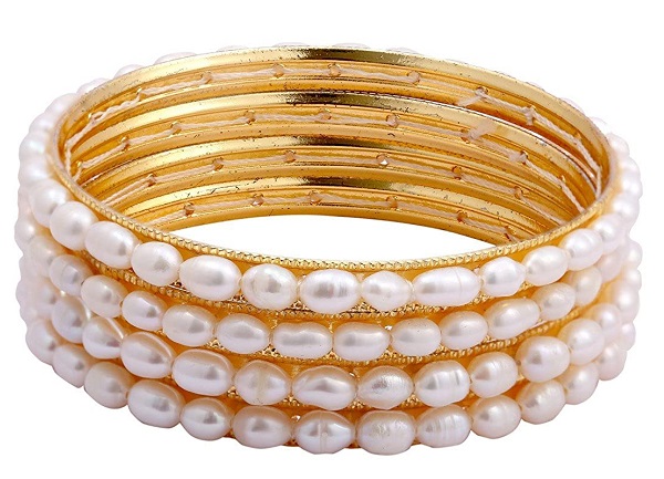 Pearl Bangles Designs - 20 Modern Collection for Beautiful Look