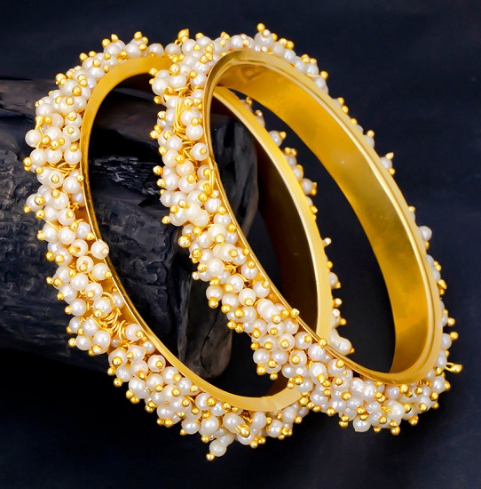 Pearl Bangles Designs - 20 Modern Collection for Beautiful Look