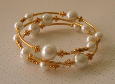 Pearl Bangles Designs - 20 Modern Collection for Beautiful Look