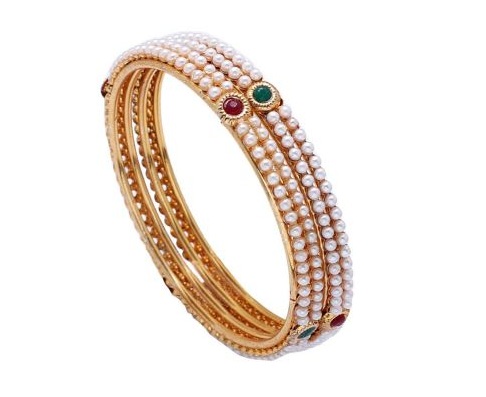 Pearl Bangles Designs - 20 Modern Collection for Beautiful Look