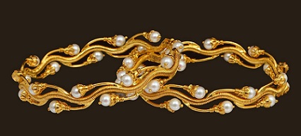 Pearl Bangles Designs - 20 Modern Collection for Beautiful Look
