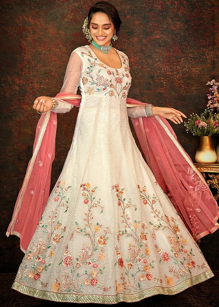 15 Magnificent White Salwar Kameez Designs - Trending Models