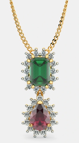 15 Beautiful Ruby Pendant Designs for Womens in Trend