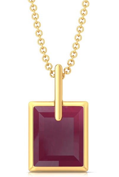 15 Beautiful Ruby Pendant Designs for Womens in Trend