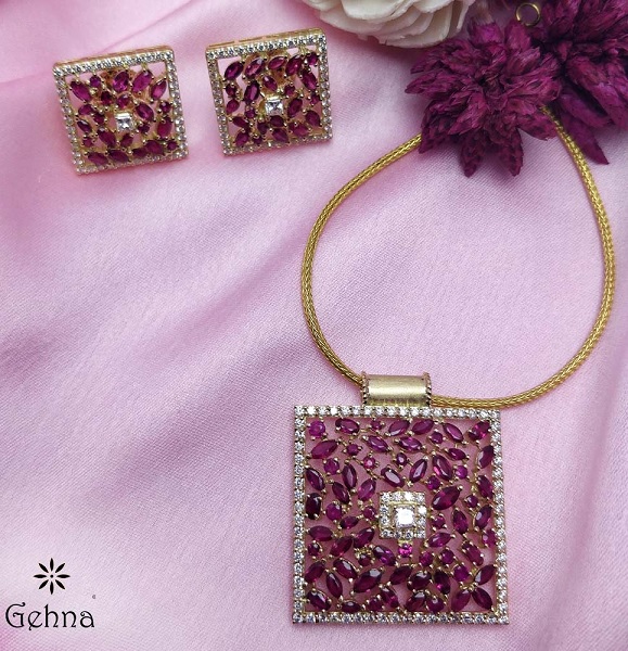15 Beautiful Ruby Pendant Designs for Womens in Trend