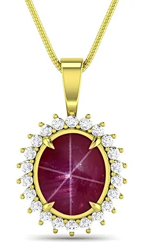 15 Beautiful Ruby Pendant Designs for Womens in Trend