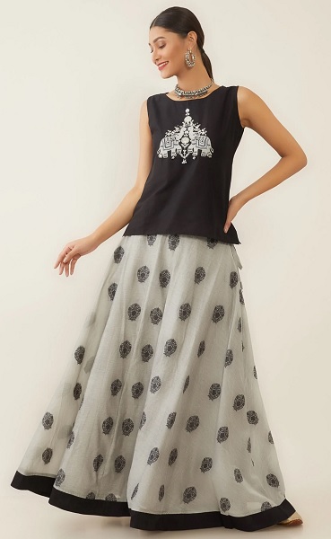 20 Trending Designs of Tops for Skirts with Stunning Look