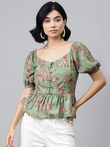 25 Trendy Designs of Puff Sleeve Tops for Stylish Look