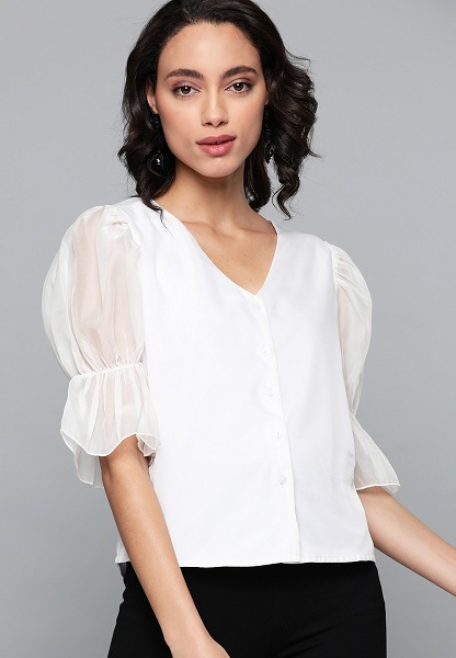 25 Trendy Designs of Puff Sleeve Tops for Stylish Look