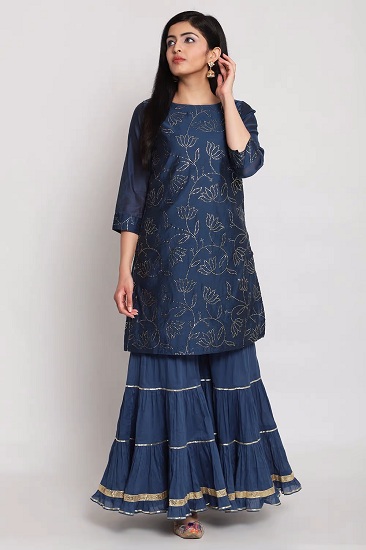 20 Latest Collection of Silk Kurtis For Women - Trending Models