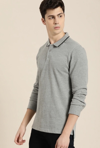 9 Trendy Designs of Grey T Shirts With Different Necklines