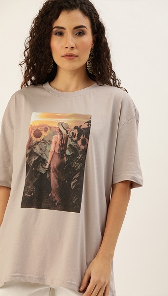 9 Trendy Designs of Grey T Shirts With Different Necklines