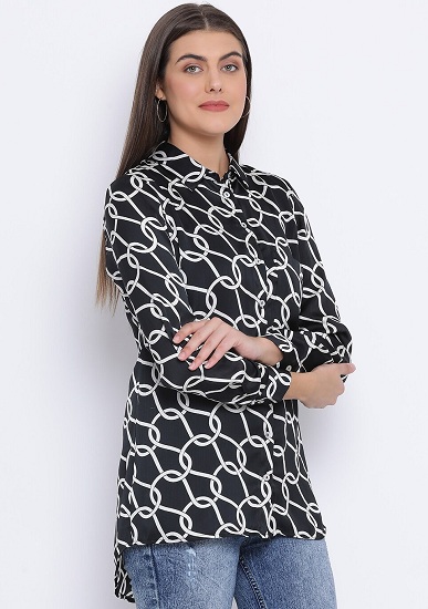 Black Shirts for Women's - 15 Stylish and Stunning Designs