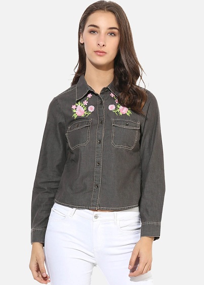 Black Shirts for Women's - 15 Stylish and Stunning Designs