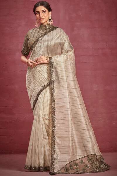 10 Stunning Designs of Gota Patti Sarees To Suit All Occasions